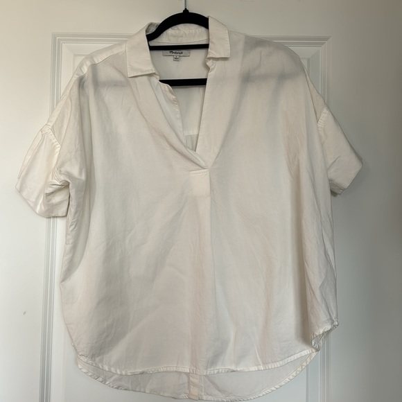 ✖️sold✖️🪻 Madewell Courier Button Back Shirt - Picture 4 of 9